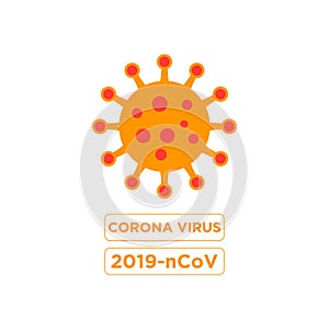 Corona Virus design Symbol logo illustration vector