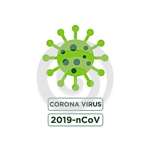 Corona Virus design Symbol logo illustration vector