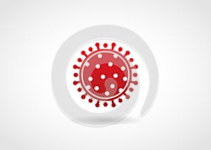 Corona virus icon. Vector design