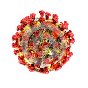 Corona virus isolated photo