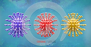 corona virus, MERS virus, Middle-East Respiratory Syndrome. Dangerous asian ncov corona virus, SARS pandemic risk concept.