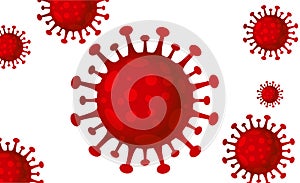 Corona Virus Molecule or Covid-19.