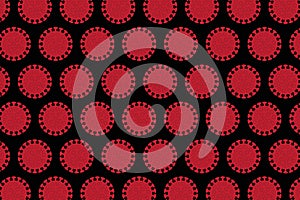 Corona virus pattern background