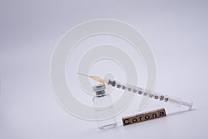 Corona virus vaccine concept