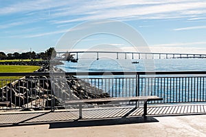 Coronado Bridge From Embarcadero Marina Park North in San Diego photo