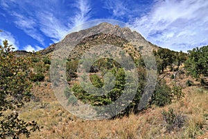 Coronado National Memorial with Montezuma Peak, Southern Arizona, USA photo