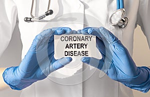 Coronary artery disease. Heart health and care