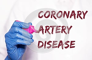 Coronary artery disease. Heart health and care