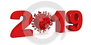 Coronavirus 2019 Conceptual Illustration