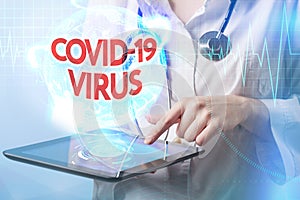 Coronavirus 2019-nCoV. Corona virus outbreaking. Epidemic virus Respiratory Syndrome