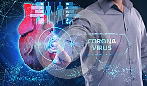 Coronavirus 2019-nCoV. Corona virus outbreaking. Epidemic virus Respiratory Syndrome