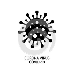 Coronavirus, 2019-ncov, covid-19, cov2019-ncov. Bacteria and microbe cell isolated. Infection disease of human. Pandemic of