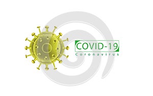 Coronavirus 2019-ncov. COVID 19 NCP virus symbol. Vector illustration in eps10