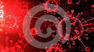 Coronavirus attacking computer system and spreading through network