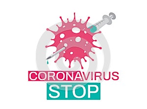 Coronavirus background poster