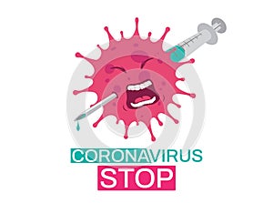 Coronavirus background poster