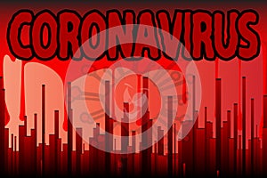 Coronavirus Blood City Grunge