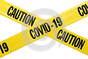 Coronavirus Caution Tape