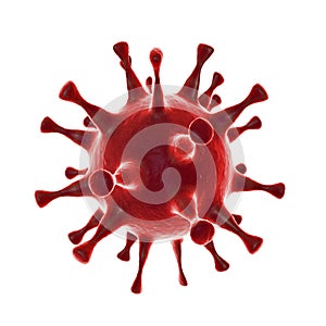 Microscope virus close up