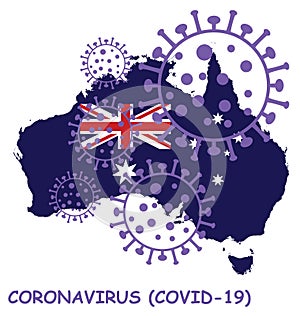 Coronavirus COVID 19 Australia map