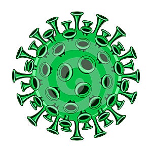 Coronavirus Covid-19 drawing