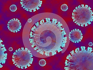 Coronavirus or COVID-19 outbreak background