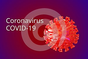 Coronavirus or COVID-19 outbreak background