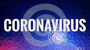 Coronavirus Covid-19 Outbreak Header Background Illustration