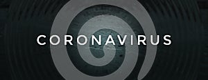 Coronavirus Covid-19 Outbreak Header Background Illustration Abstract Banner