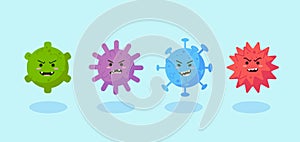 Coronavirus and covid-19 outbreaking vector