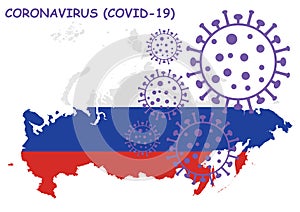 Coronavirus COVID 19 Russia map