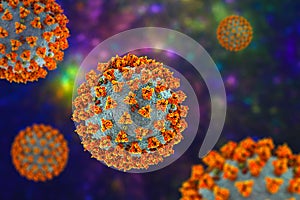 Coronavirus COVID-19, SARS-CoV-2, 3D illustration