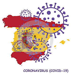 Coronavirus COVID 19 Spain map