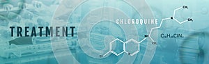 Coronavirus Covid-19 treatment with chloroquine phosphate