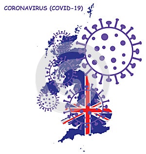 Coronavirus COVID 19 United Kingdom map