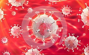 Coronavirus COVID-19 Virus Closeup