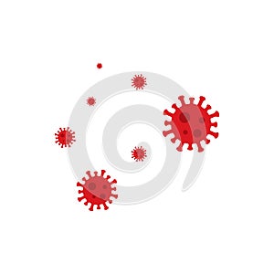 Coronavirus, covid-19 global pandemic vector template