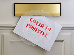 Test Results Letter - Covid-19 Positive photo