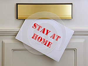 Covid-19 Message - Stay at Home