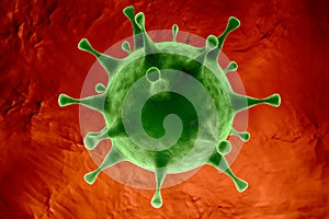 Coronavirus danger and public health risk disease. Pandemic medical health risk concept