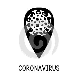 Coronavirus decease location photo