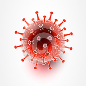 Coronavirus disease COVID-19 infection medical isolated. New official name for Coronavirus disease named COVID-19, vector