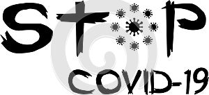 Coronavirus disease.The spread of corona-virus.Stop Covid-19