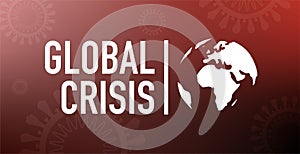 Coronavirus Global crisis banner