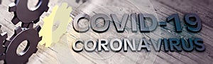 Coronavirus global pandemy concept