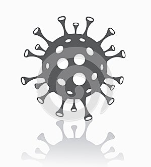 Coronavirus icon photo