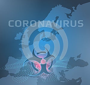 Coronavirus infects in Europe