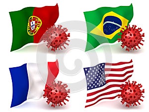 Coronavirus: The most infected countries