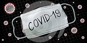 Coronavirus/ SARS-CoV-2/ Covid-19 concept - 3D illustration