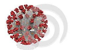 Coronavirus SARS-CoV-2 Wuhan. Viruses under microscope.nCoV respiratory virus, SARS, MERS, COVID 19. Bacteria virus or